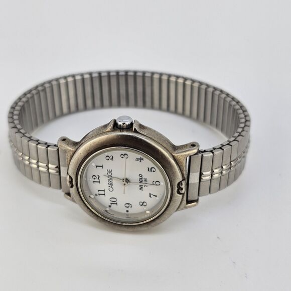 3X Timex Carriage Women's Watch Gold Tone Bracelet Band New Battery - Picture 2 of 16